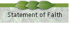 Statement of Faith