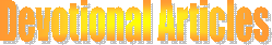 Devotional Articles